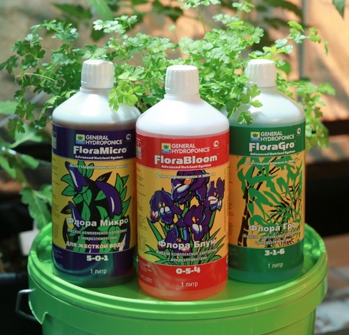 Питательный раствор из Flora Series